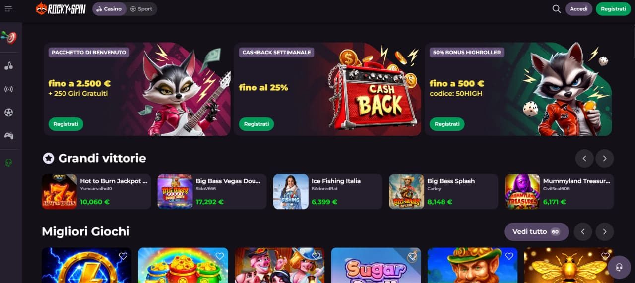 Rocky Spin Casino